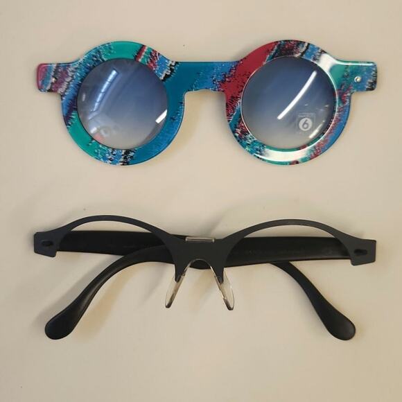 Swatch Sunglasses FROZEN DREAM Sw713 006 with interchangeable frames new in case - Picture 2 of 10